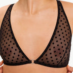 Understatement Mesh Plunge Bralette