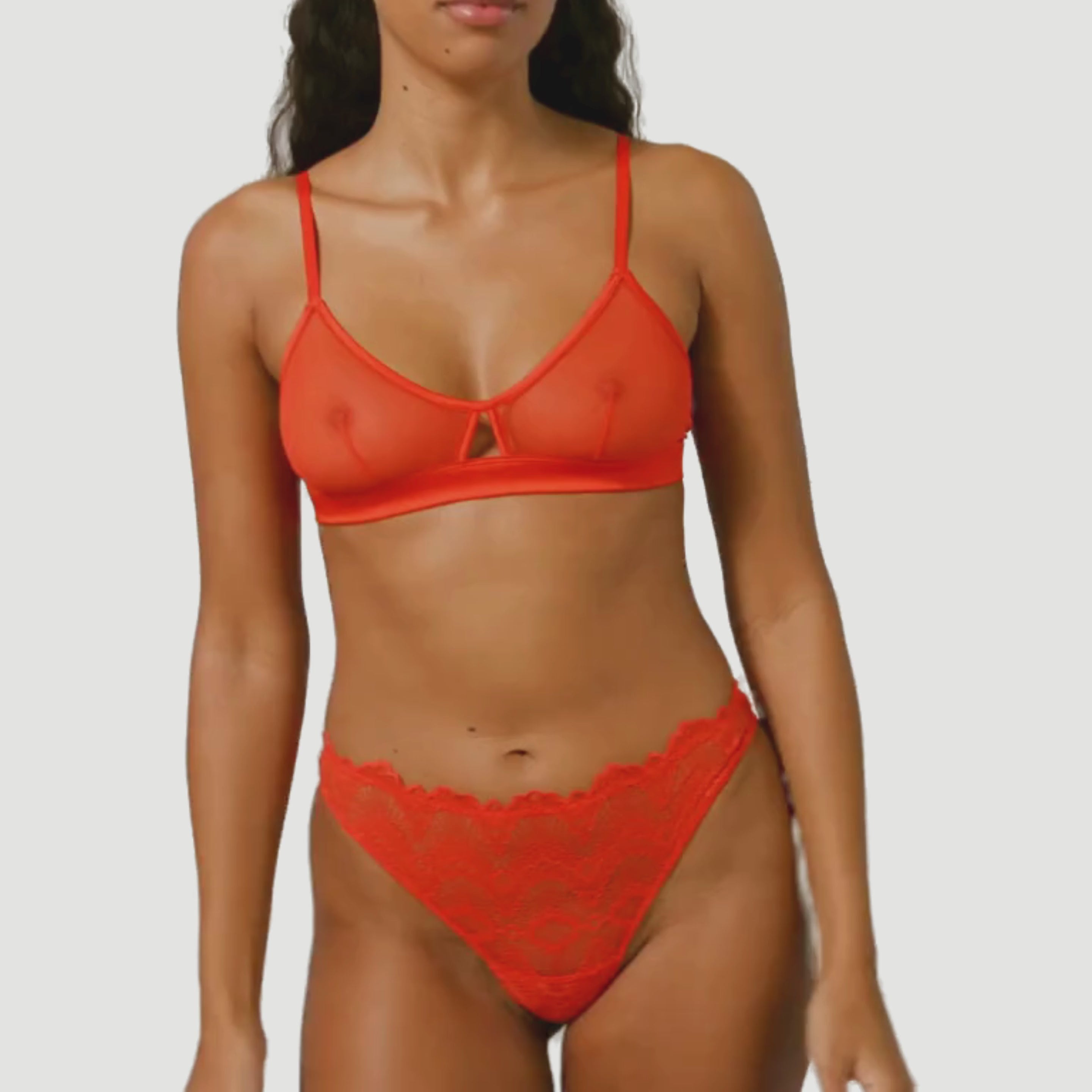 Understatement Lace Period Thong